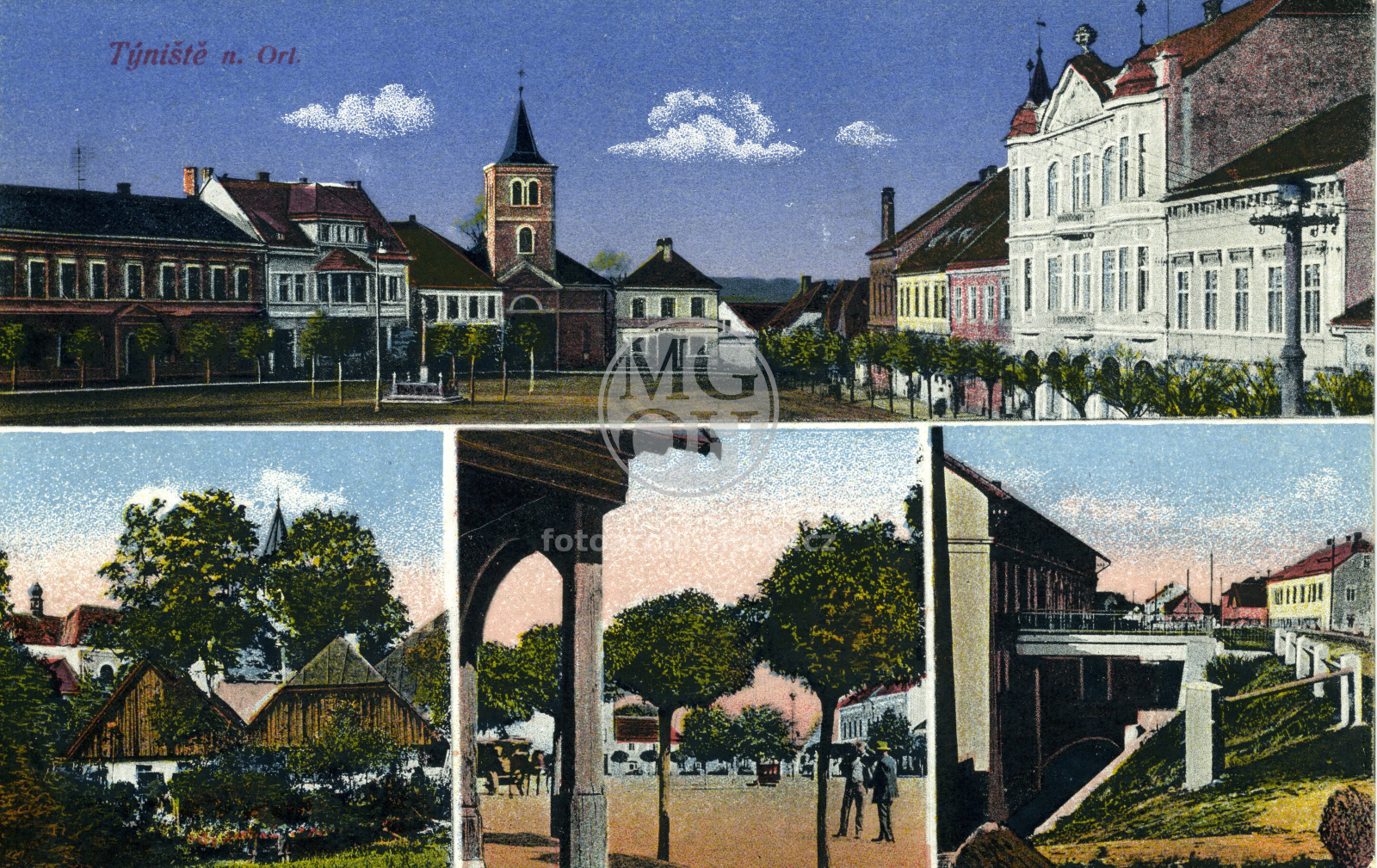 Fotografie - Náměstí. Chaloupky. Detail náměstí. ???.