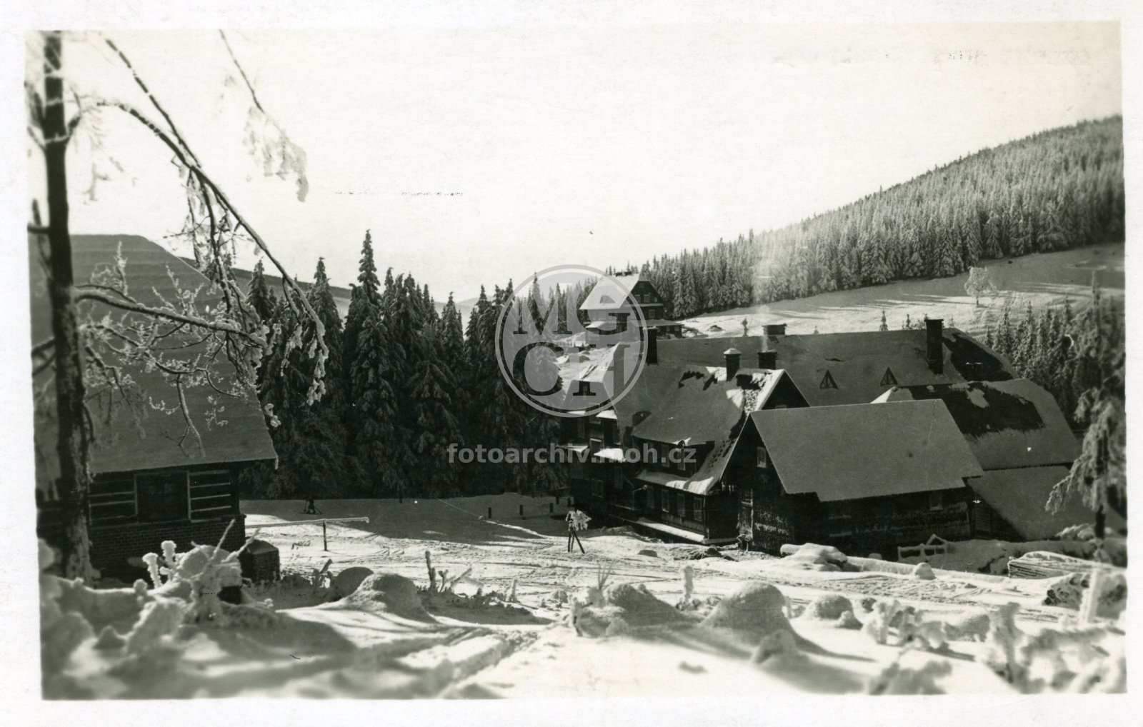 Fotografie - Šerlišský mlýn - zimní pohled