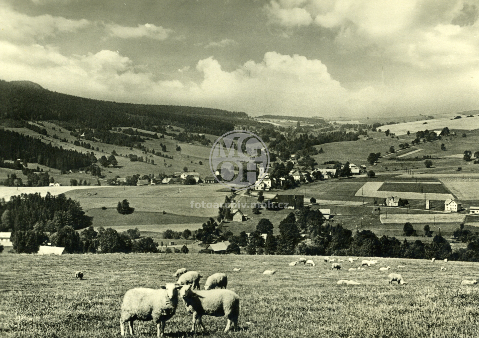 Fotografie - Pohled na Deštné v Orlických horách