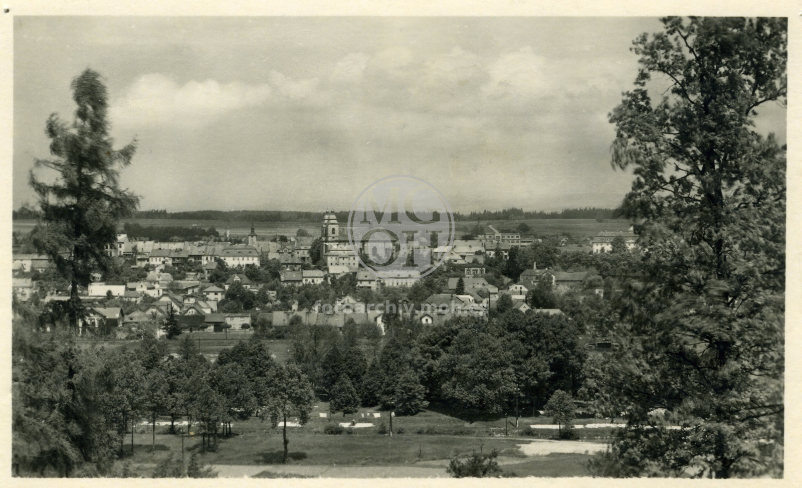 Fotografie - Pohled na město od jihu