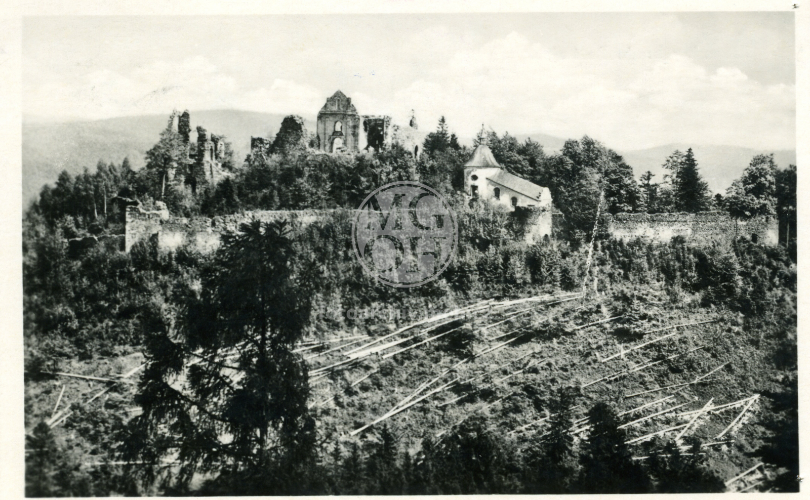 Fotografie - Zříceniny hradu