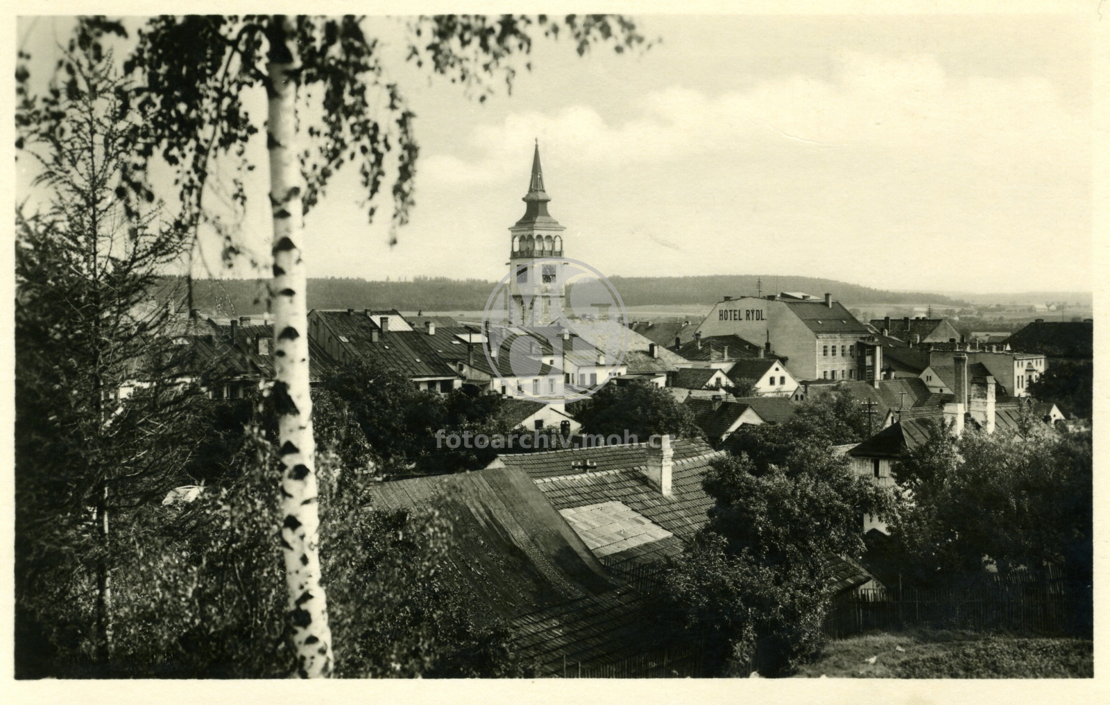 Fotografie - Pohled na město od severu