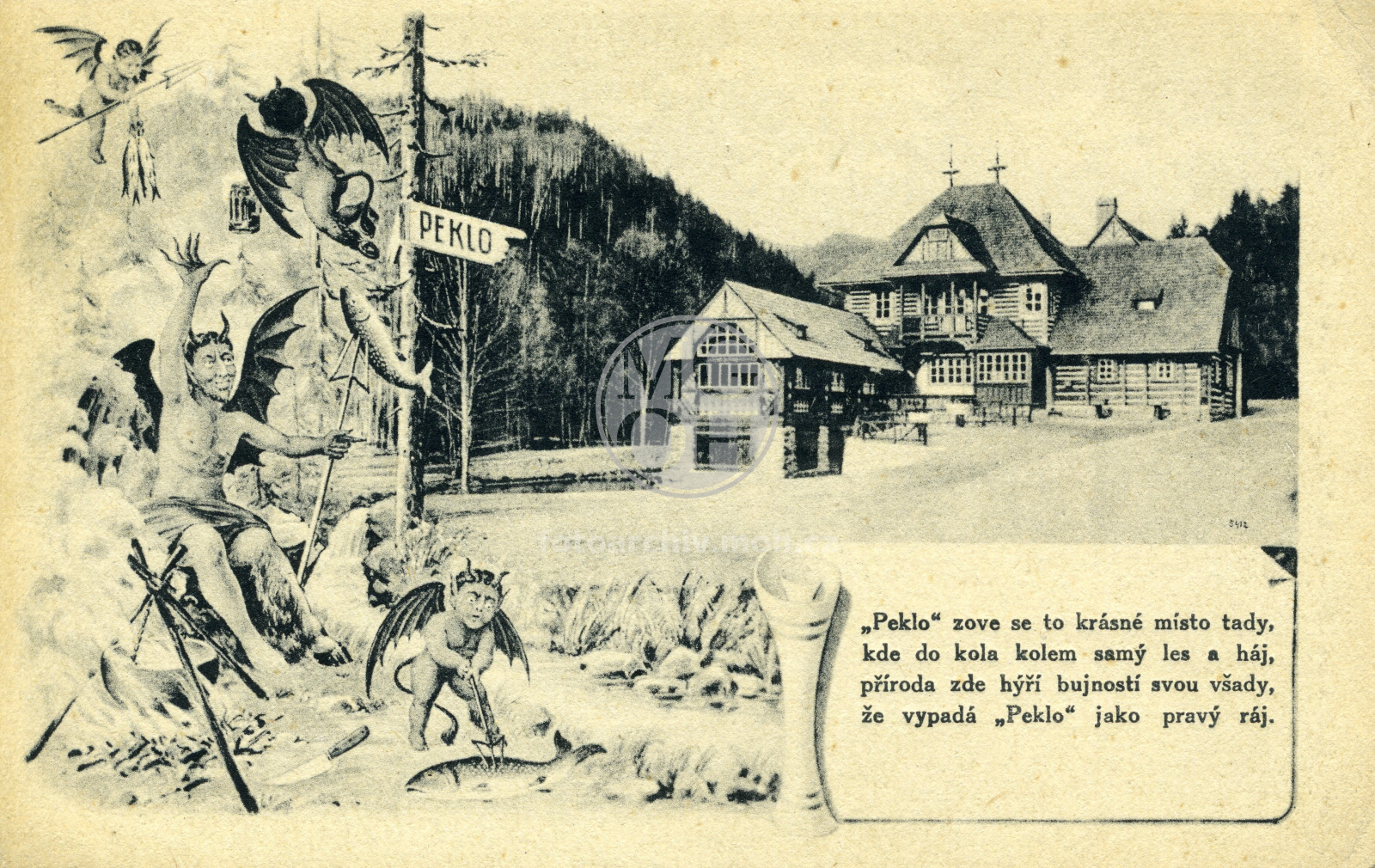 Fotografie - Turistická ubytovna (Bartoňova útulna), architekt Dušan Jurkovič