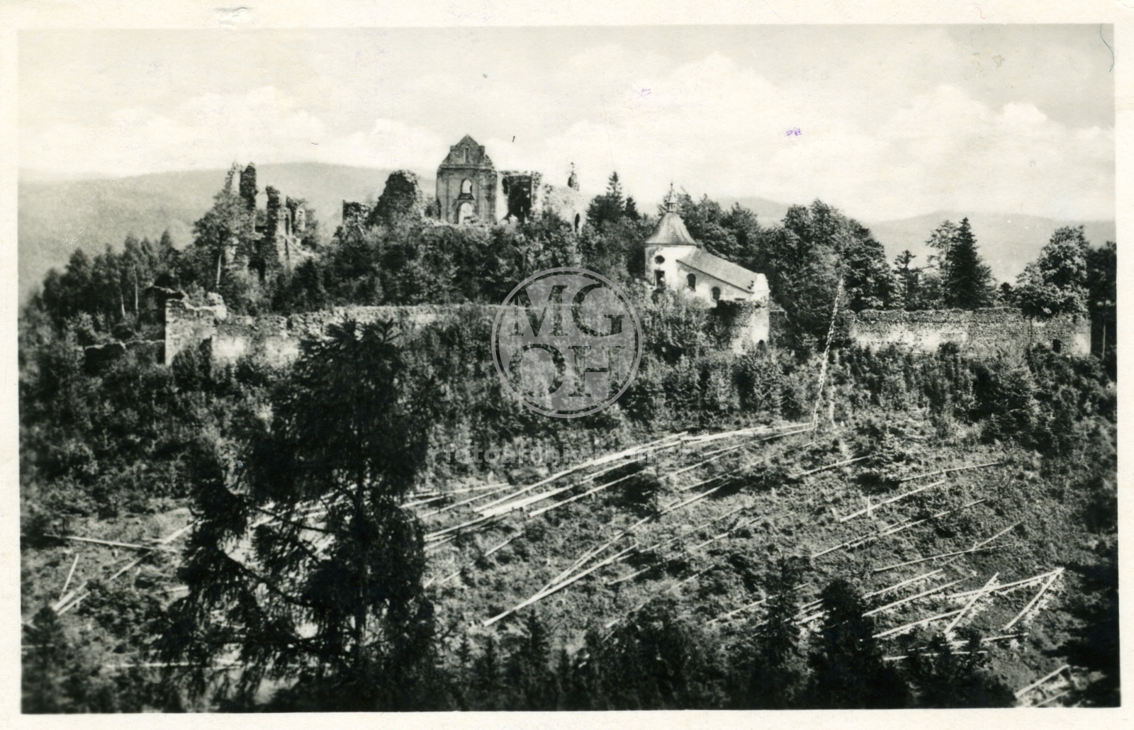 Fotografie - Zříceniny  hradu