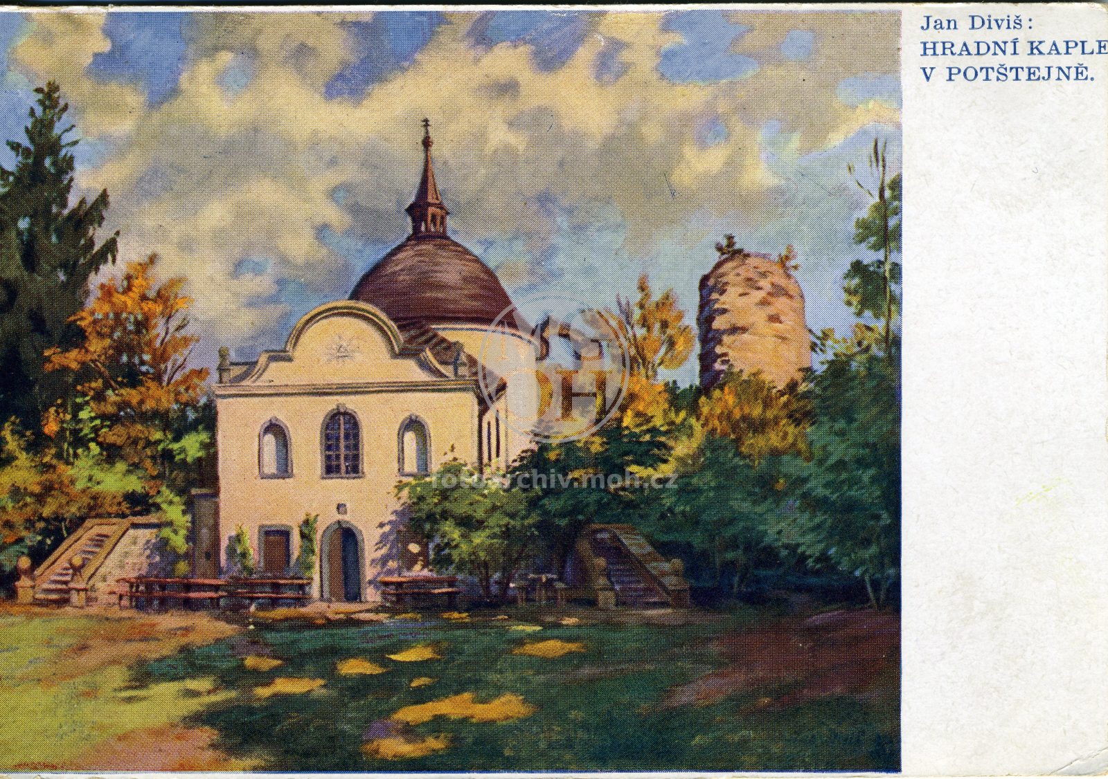 Fotografie - Hradní kaple - malba