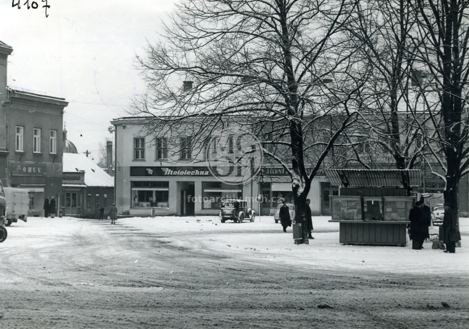 Fotografie - Náměstí v zimě