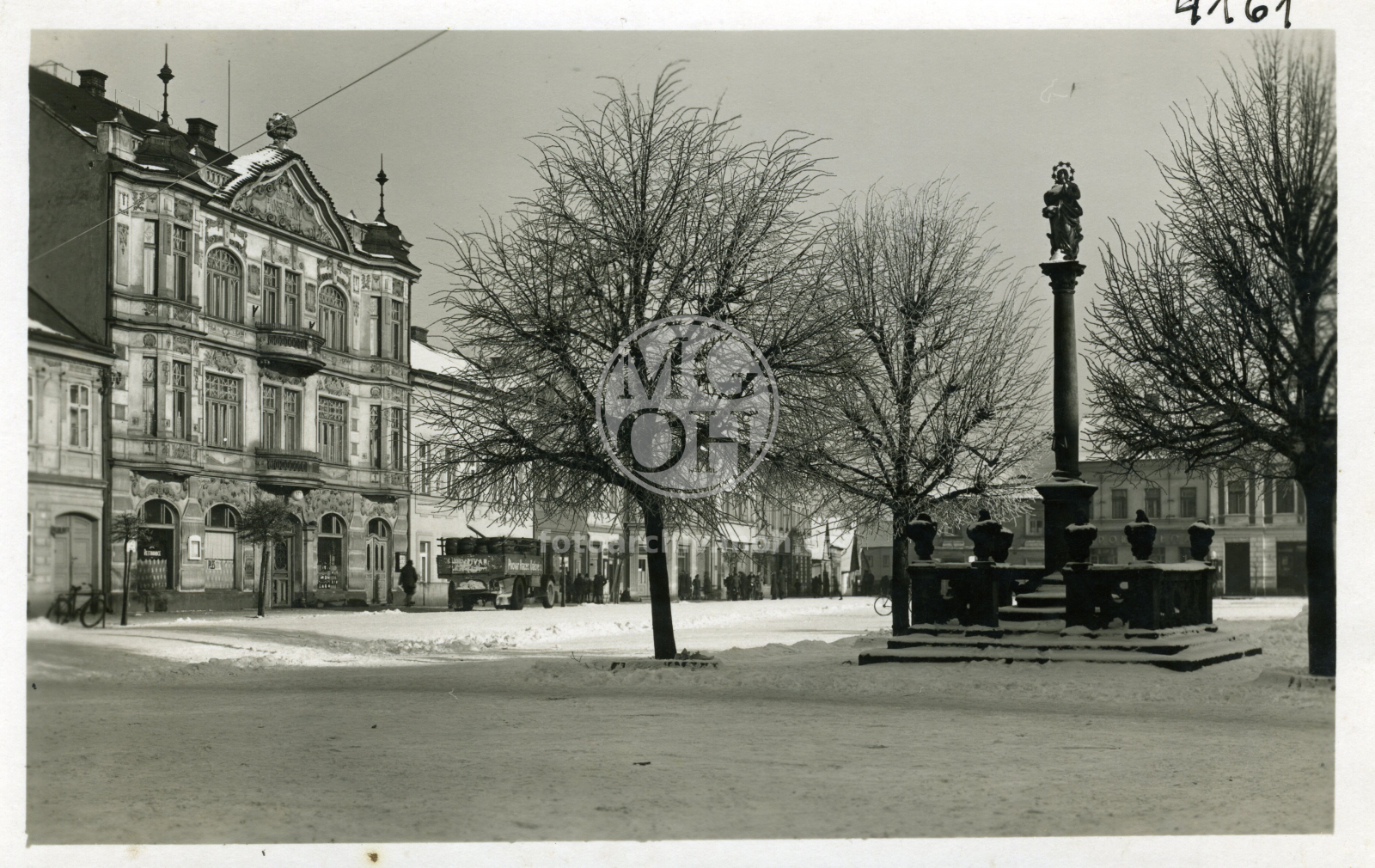 Fotografie - Náměstí v zimě