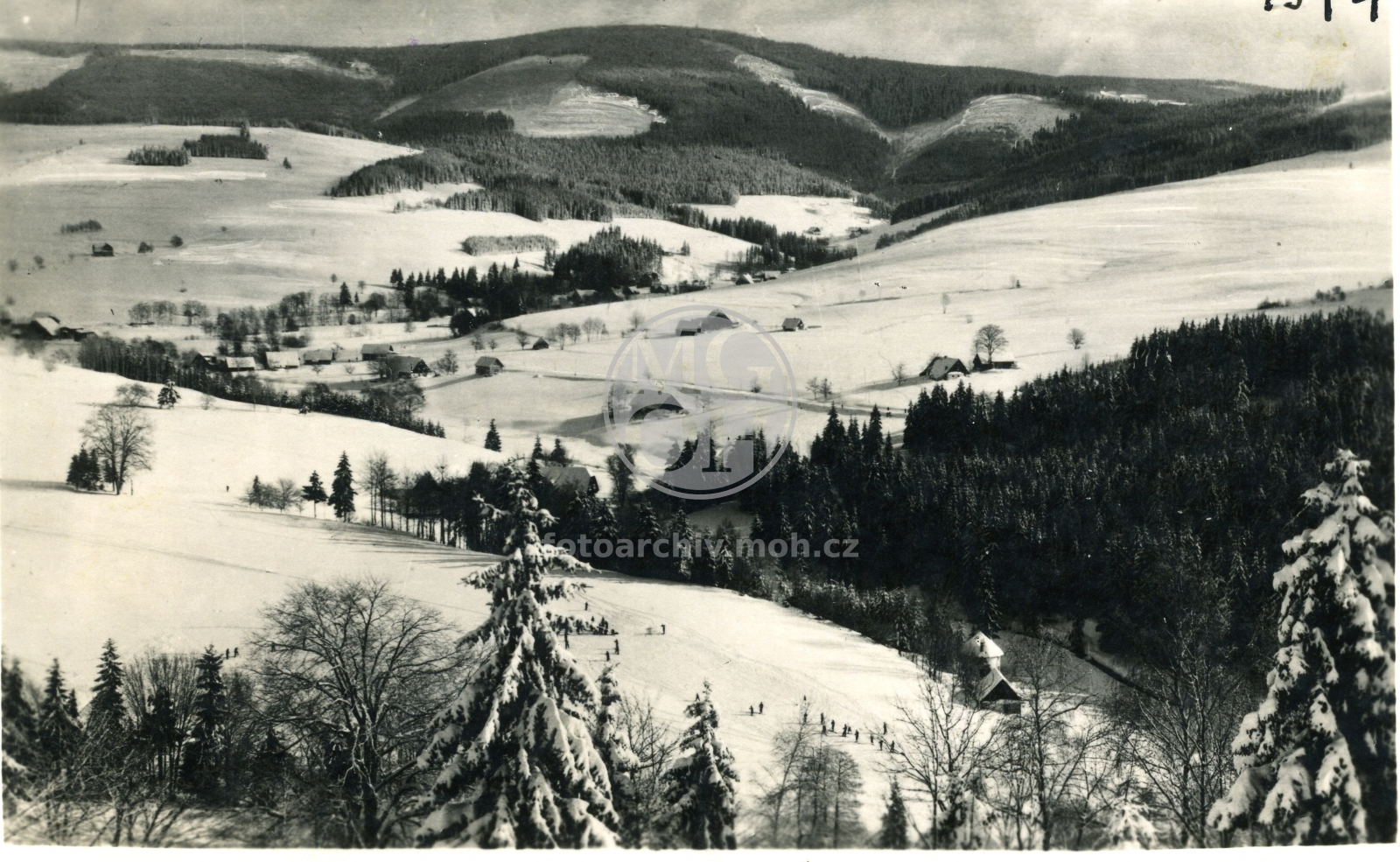 Fotografie - Zima - pohled na Zákoutí od Panoramy
