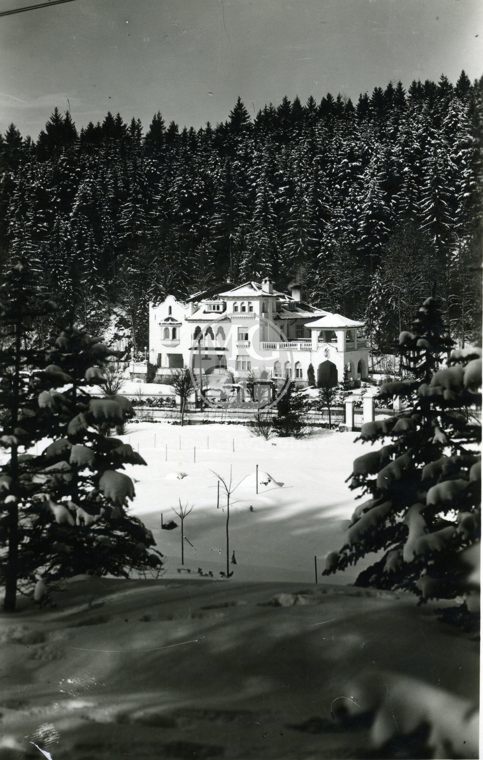Fotografie - Porkertova vila v zimě