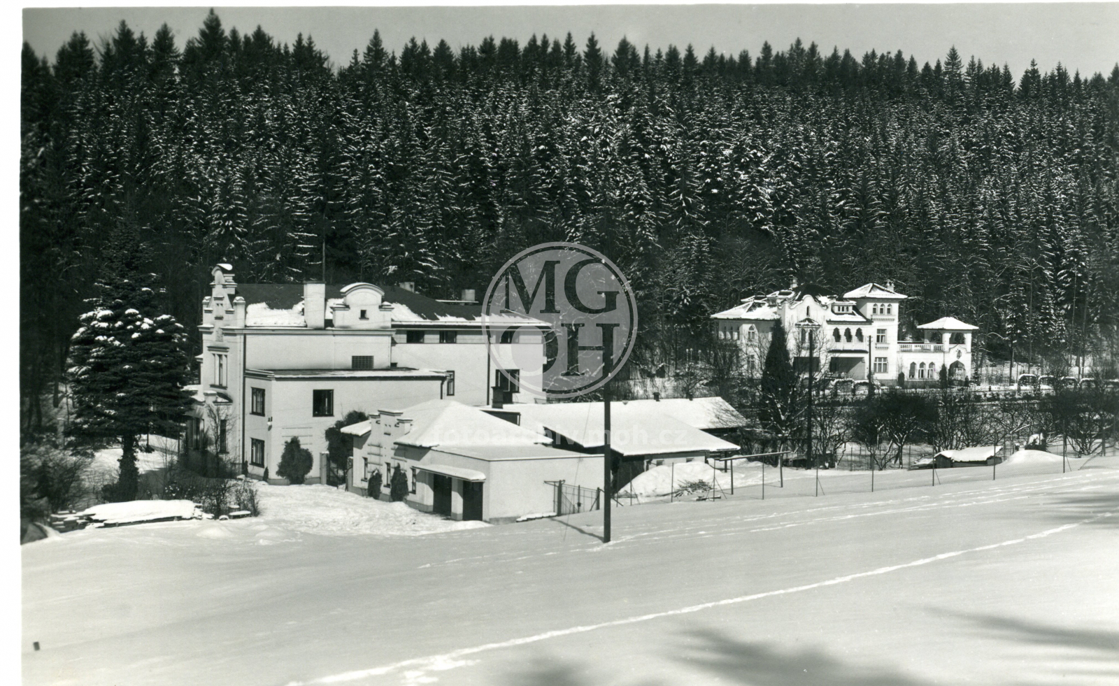 Fotografie - Porkertova vila v zimě