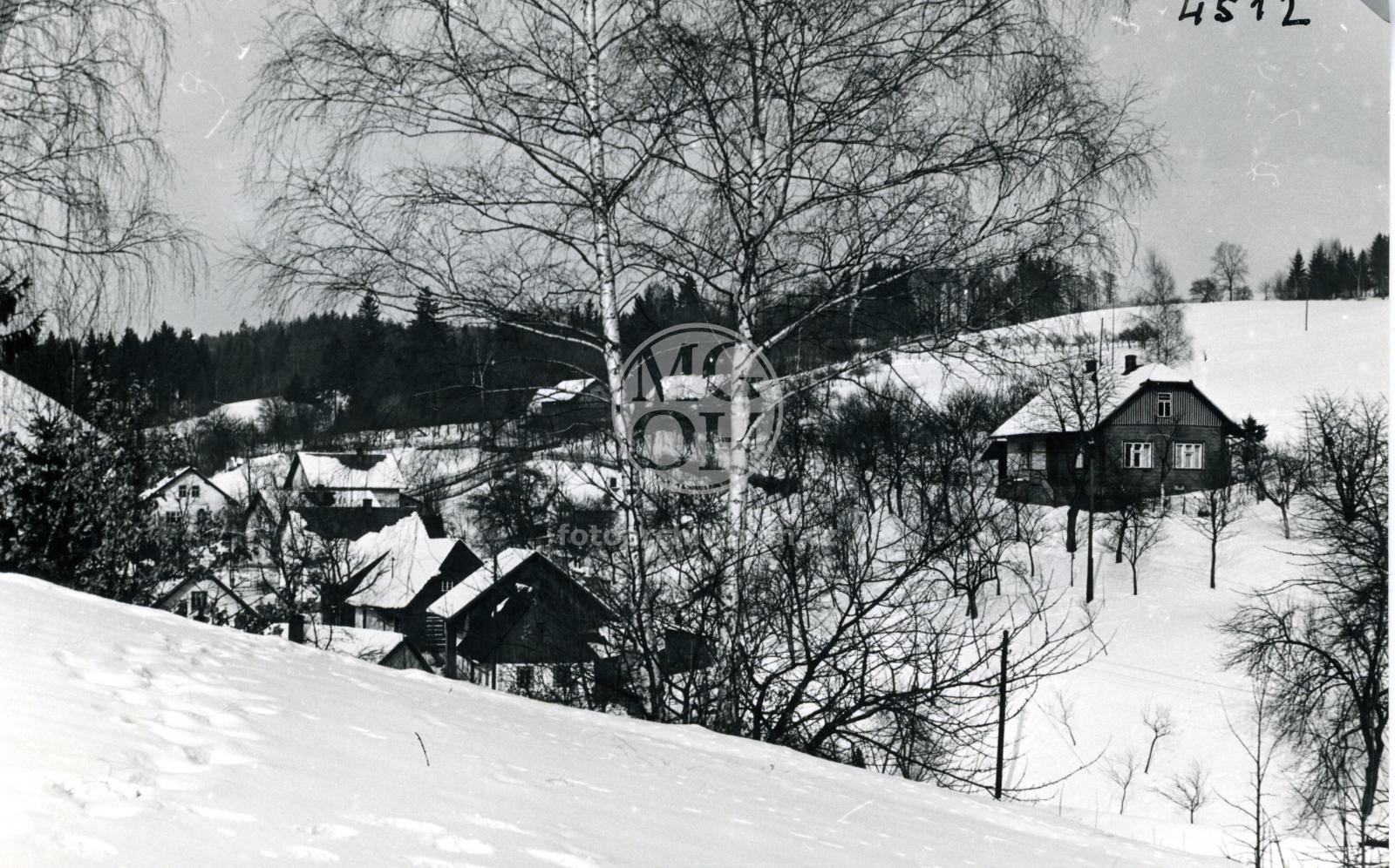 Fotografie - Celkový pohled v zimě