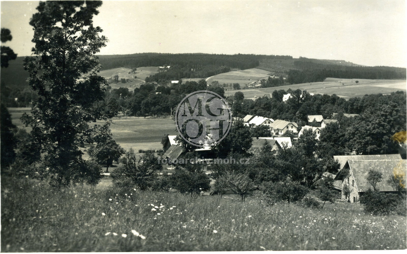 Fotografie - Celkový pohled (západní část obce)