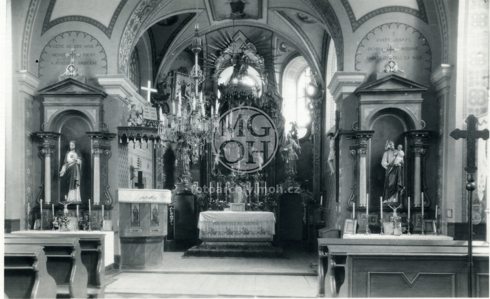 Fotografie - Poutní místo Homole - interier kostela