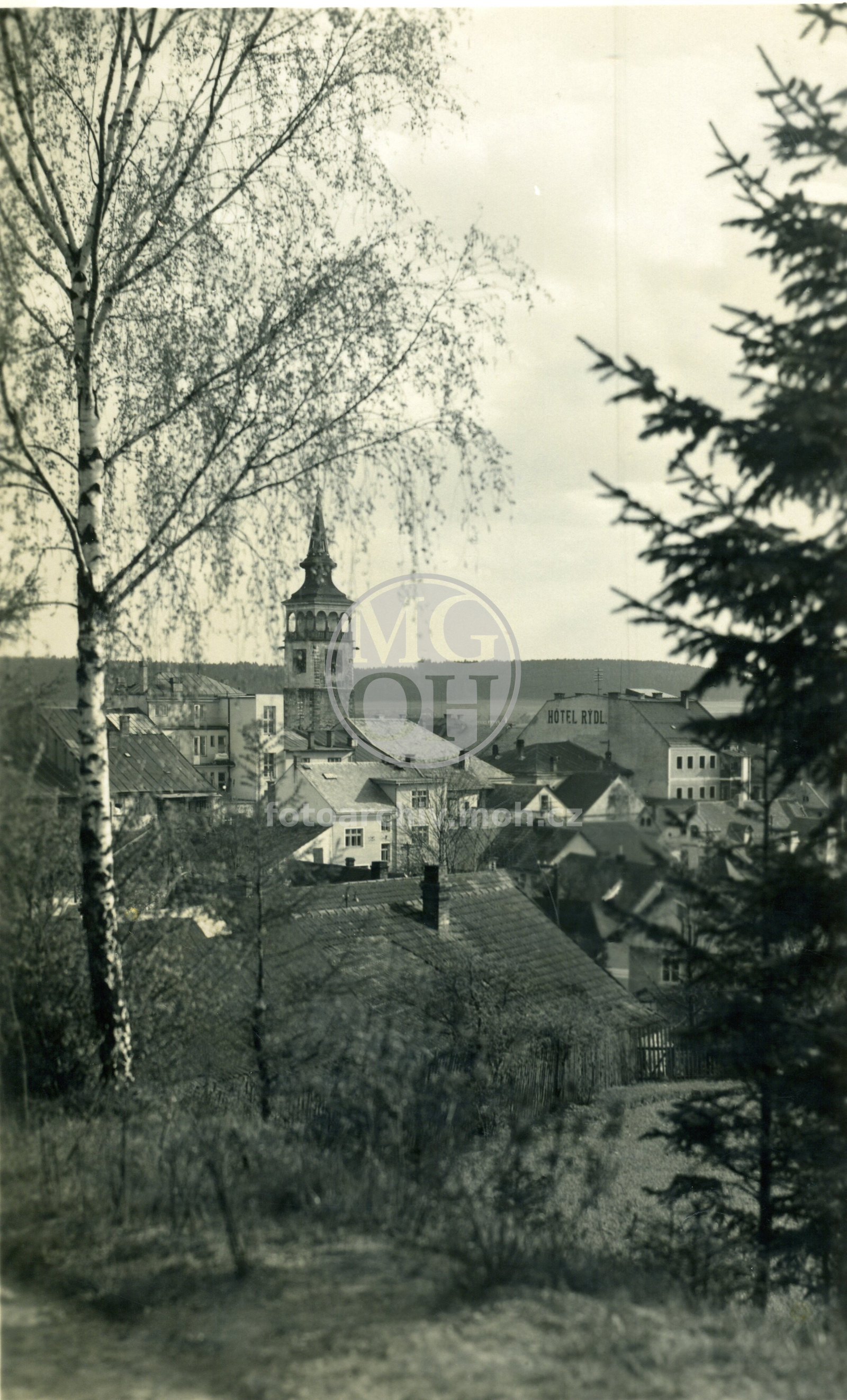 Fotografie - Pohled na město od severovýchodu