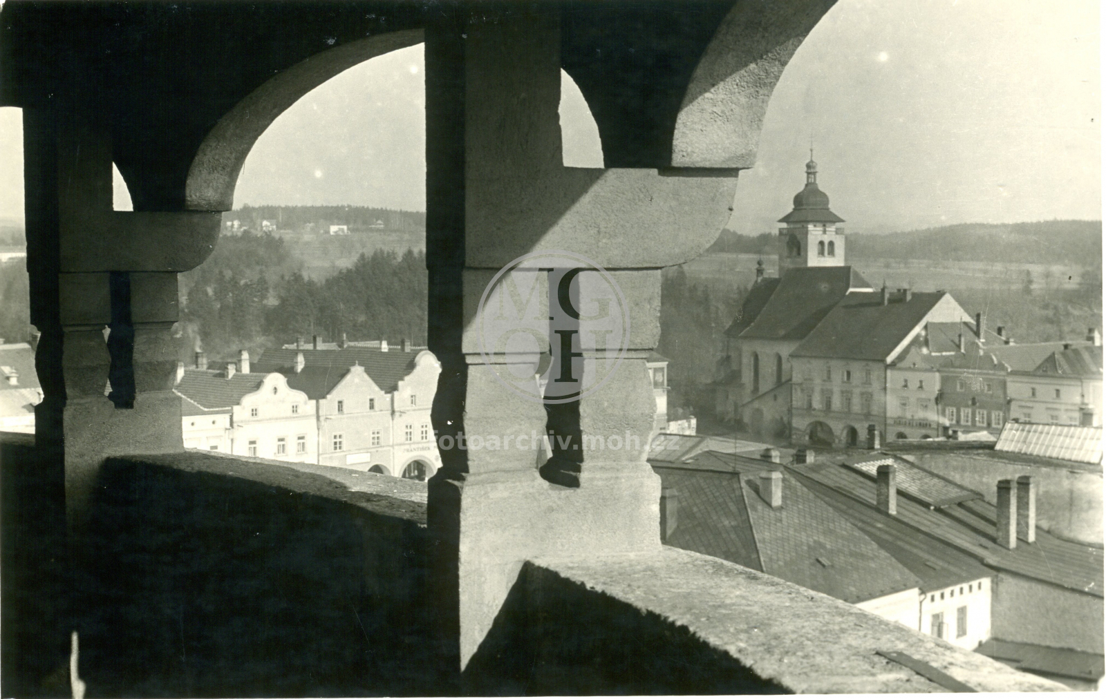 Fotografie - Pohled z věže zámku