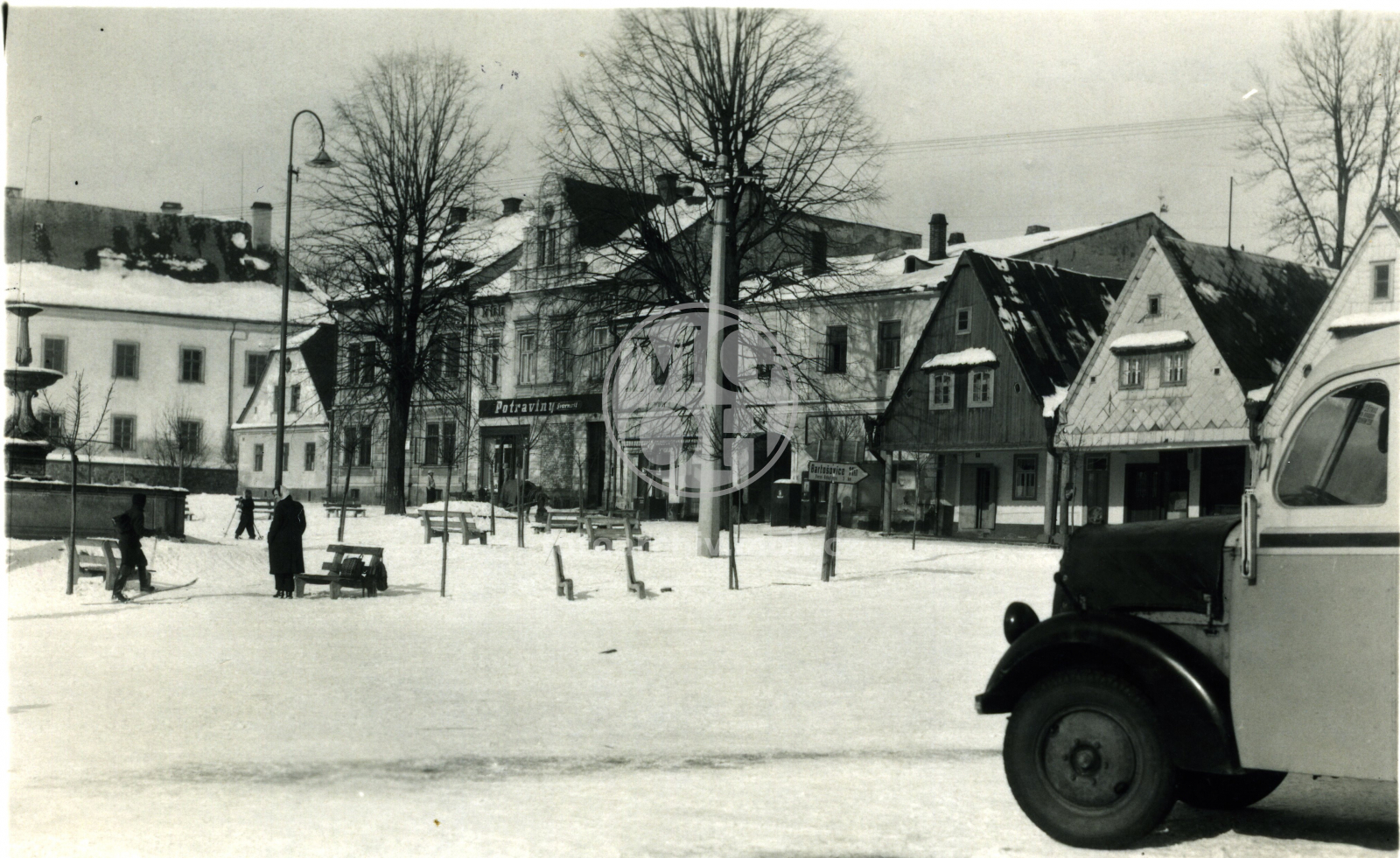 Fotografie - Náměstí v zimě