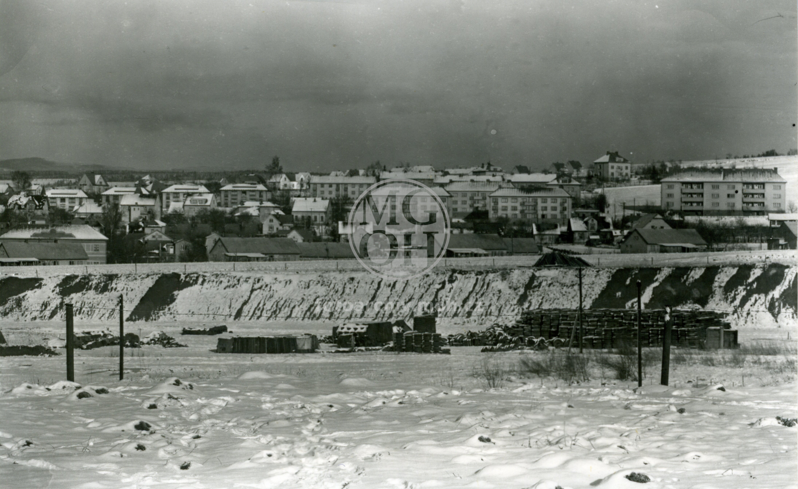 Fotografie - Sídliště v zimě