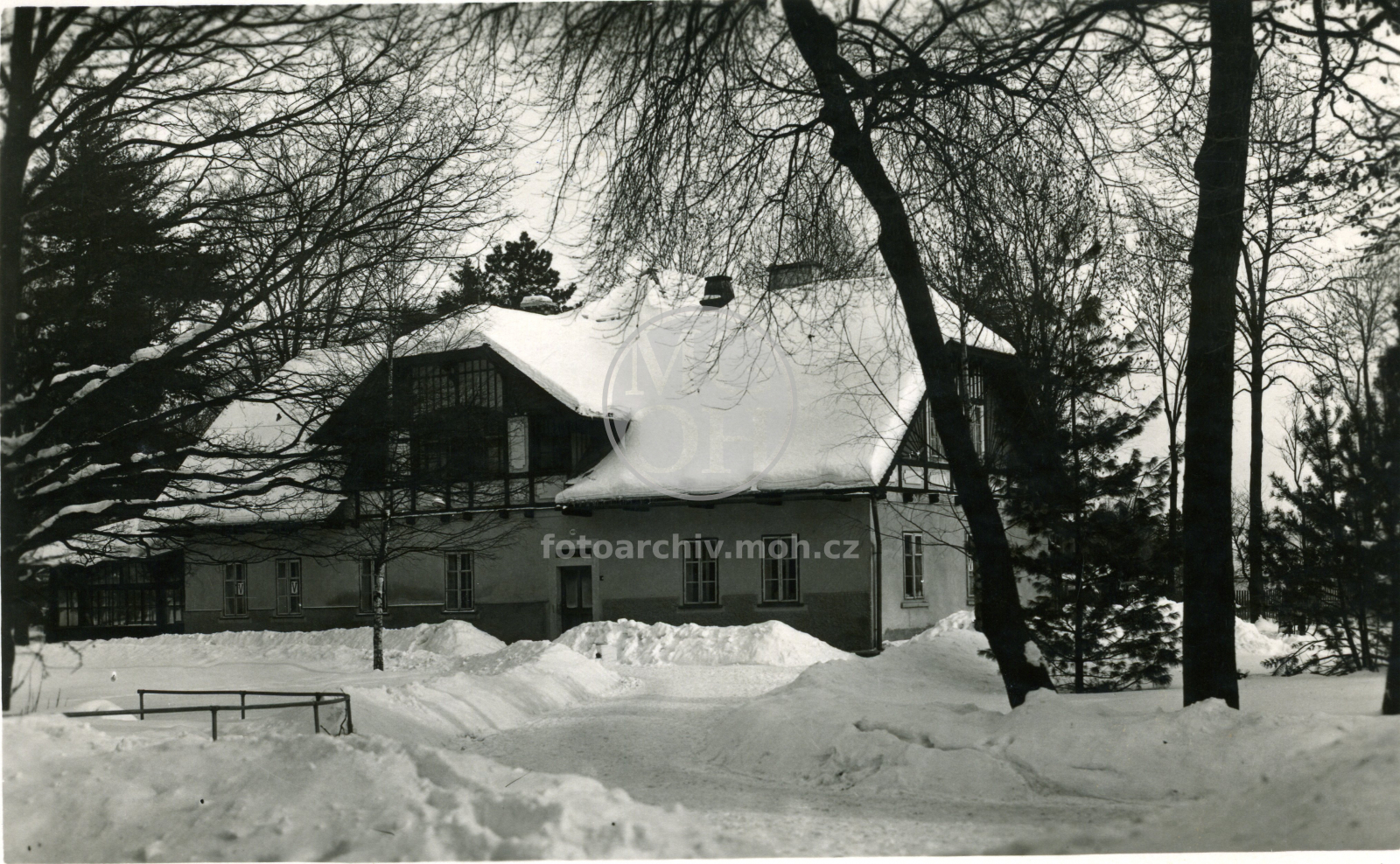 Fotografie - Albertinum - vila Babička v zimě