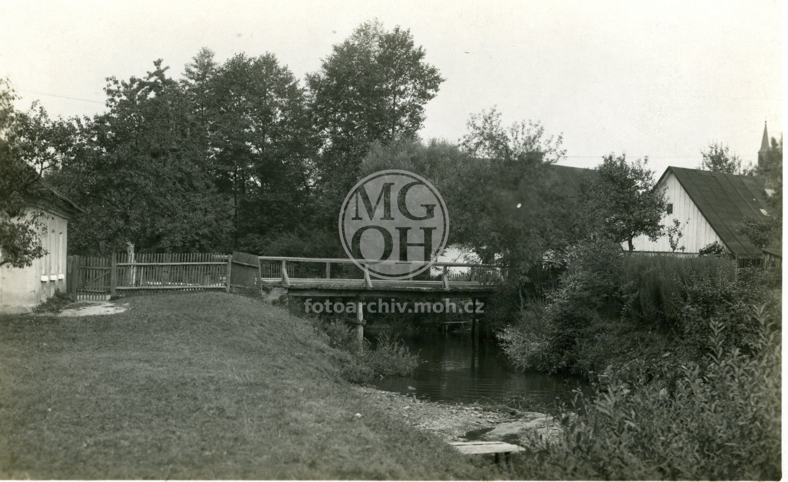 Fotografie - Stav řečiště před regulací