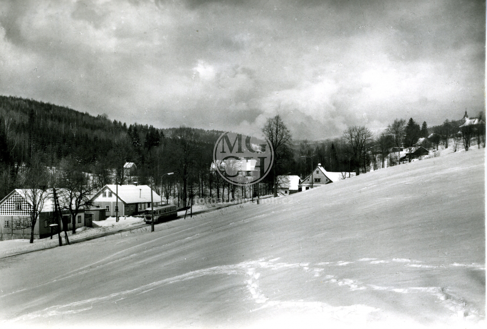 Fotografie - Celkový pohled v zimě