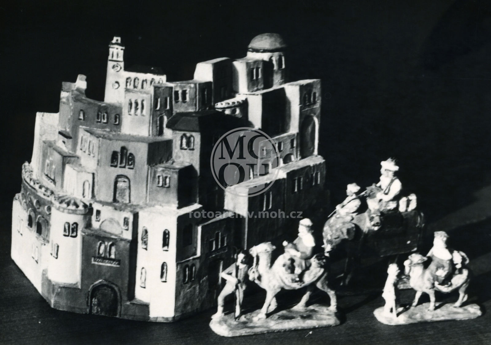 Fotografie - Jesličky, dílo Augustina Hejčla z Lukavice u RK * maj.: E. Hejčl