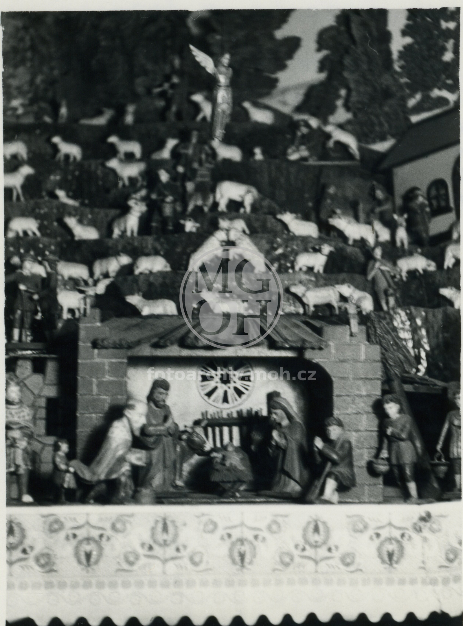 Fotografie - Jesličky po Jos. Neugebauerovi * Rýznerovi, Liberk čp.20