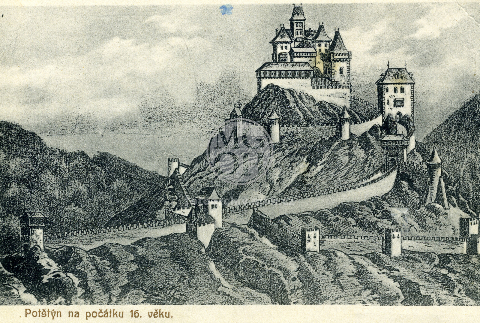 Fotografie - Hrad na poč. 16.stol.