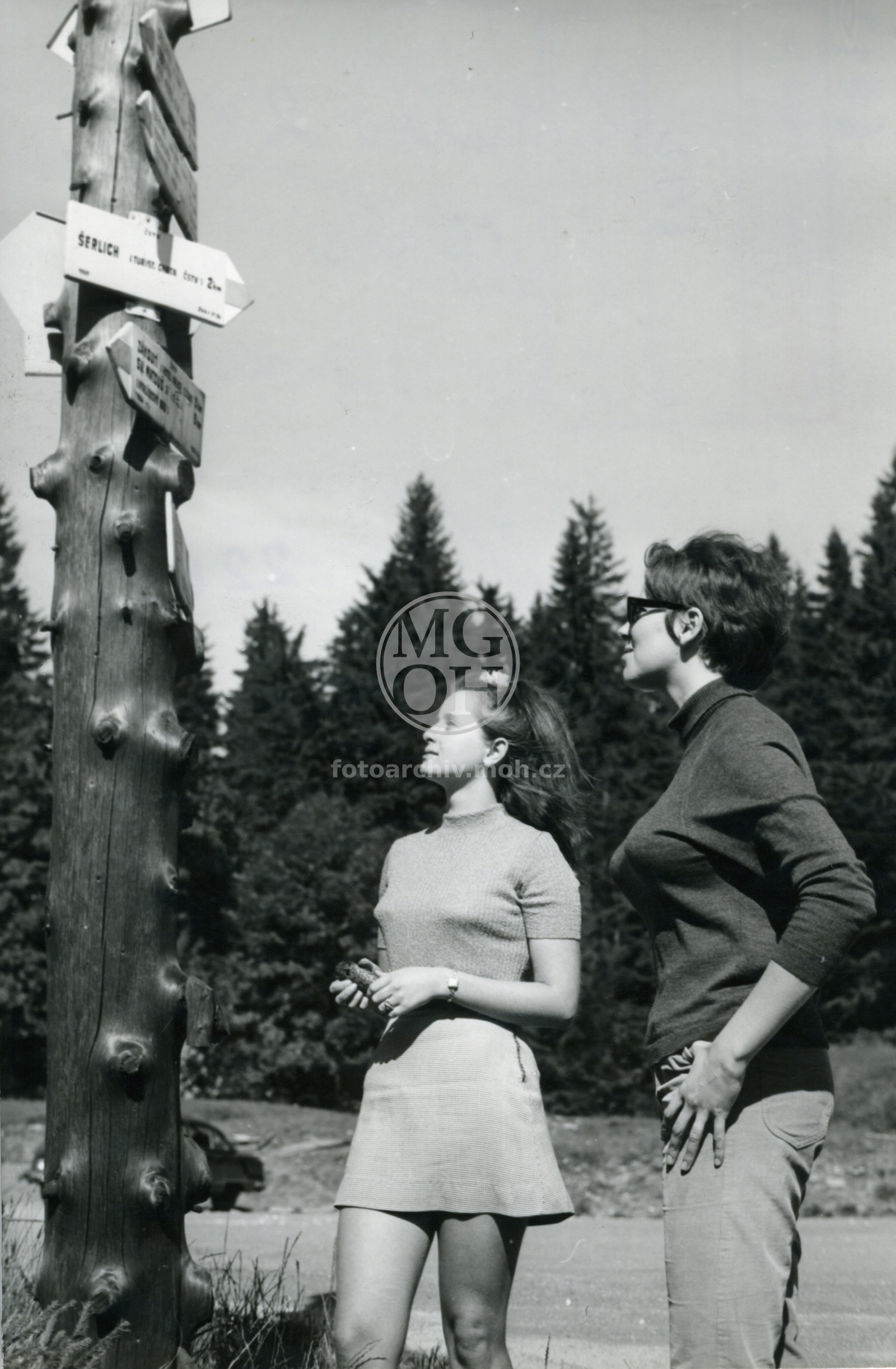 Fotografie - Jiráskova stezka - rozcestník