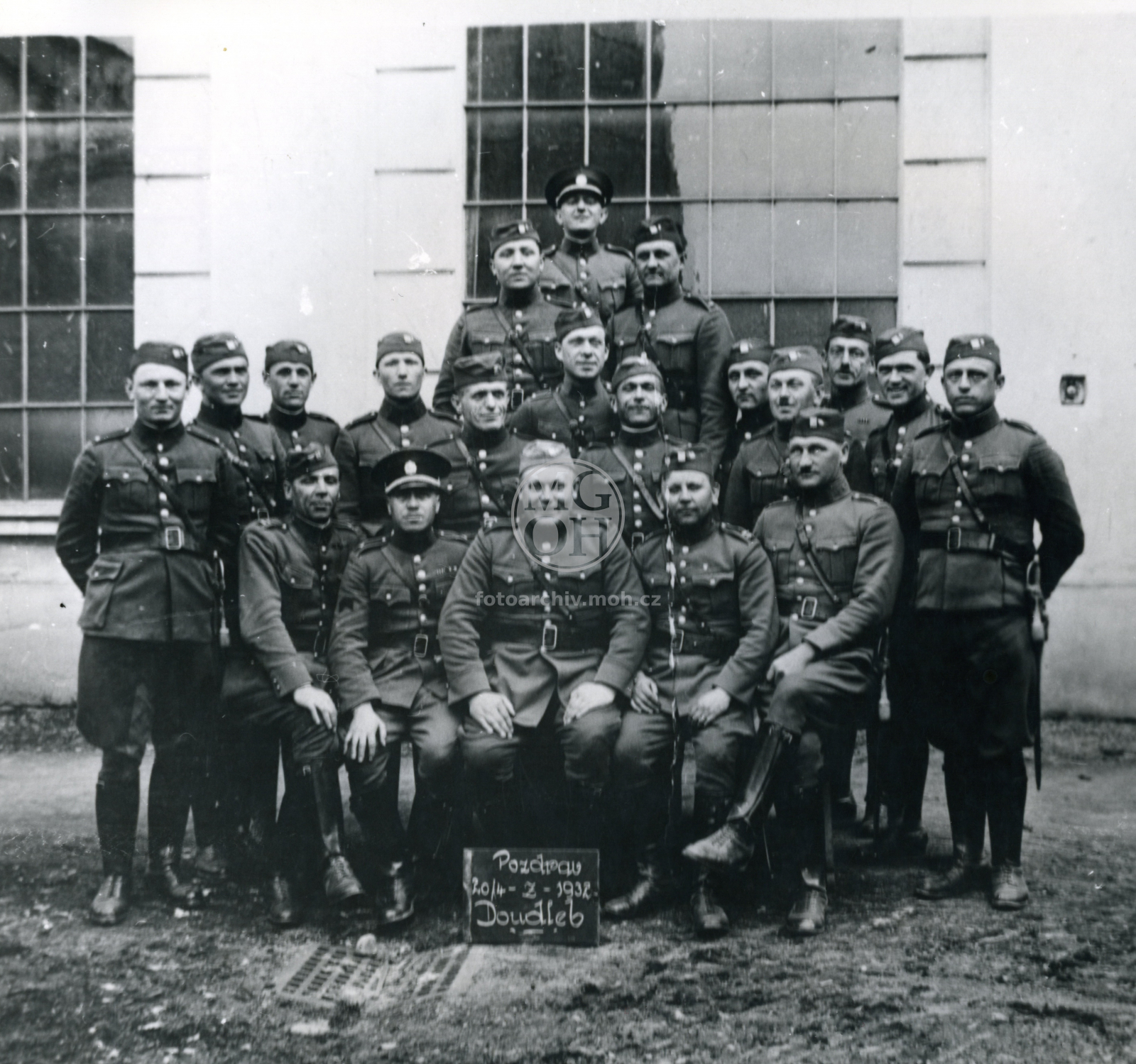 Fotografie - Posádka při stávce