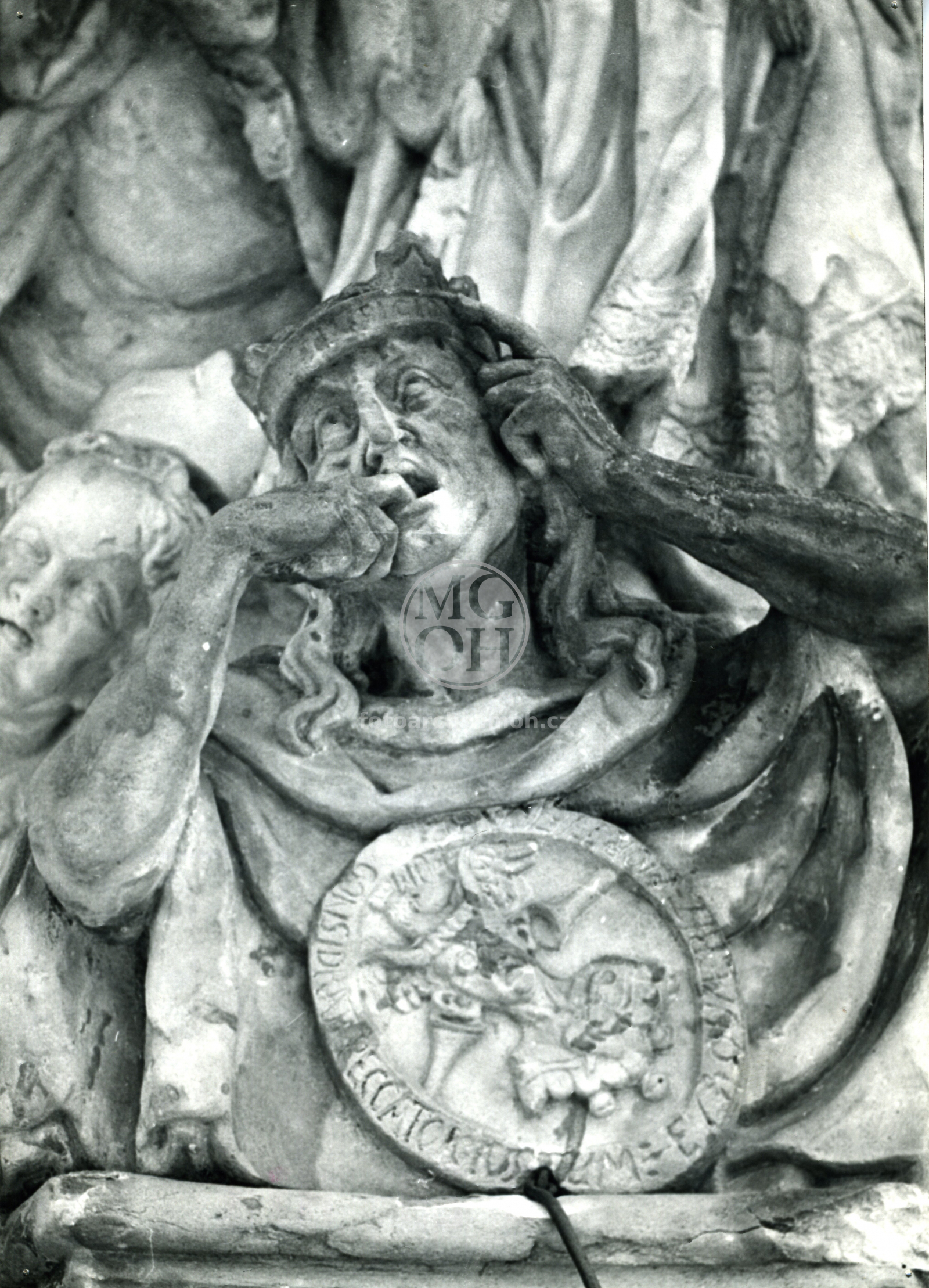 Fotografie - Socha sv. Jana Nepomuckého - detail