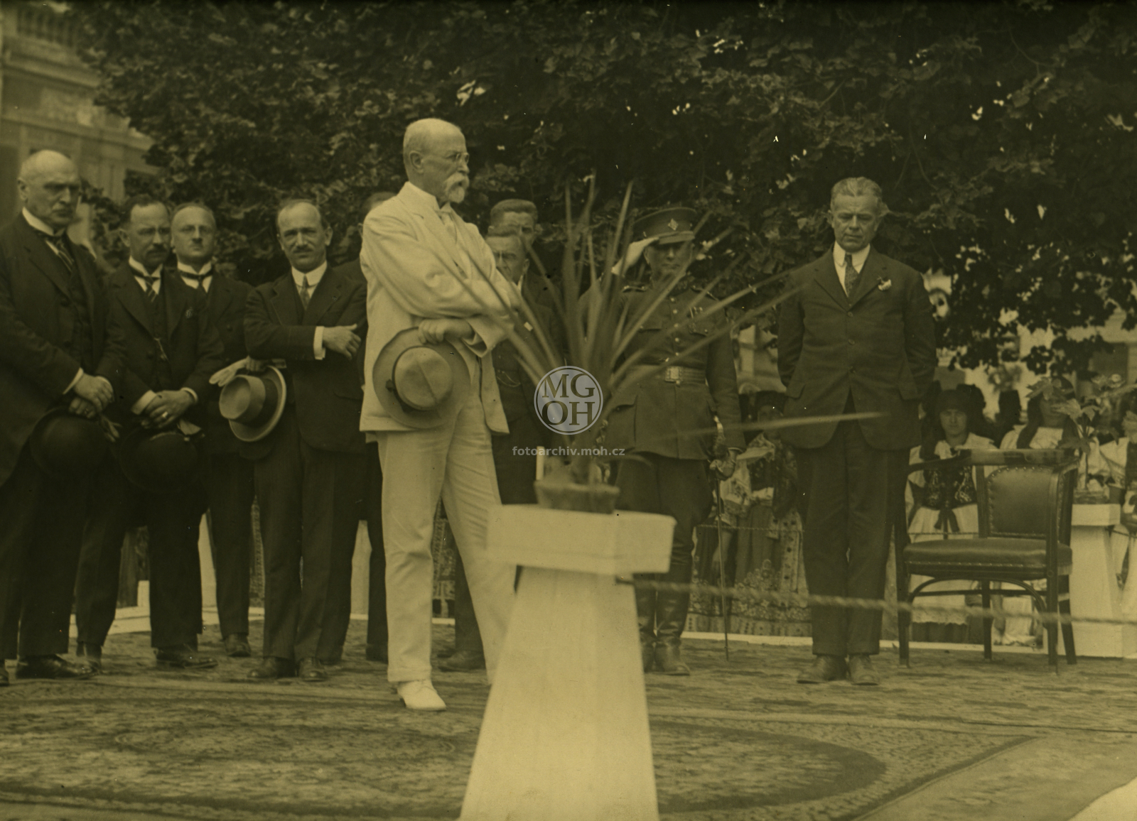 Fotografie - Návštěva T.G.Masaryka