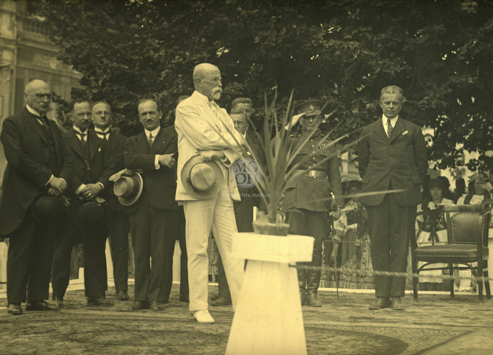 Fotografie - Návštěva T.G.Masaryka