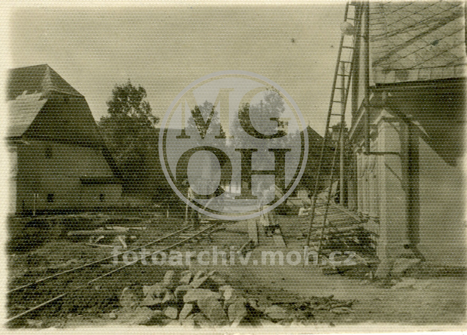 Fotografie - Malá Láň, u Serbouskových a Na Sboře, regulace Kněžny