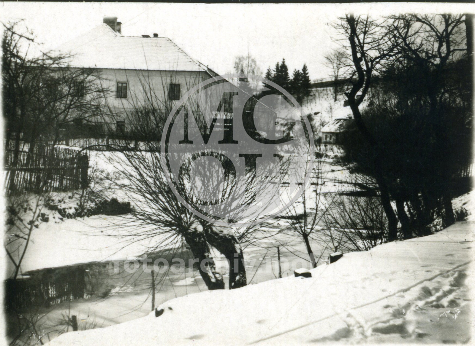 Fotografie - Staré řečiště Kněžny, před zřízením koupaliště