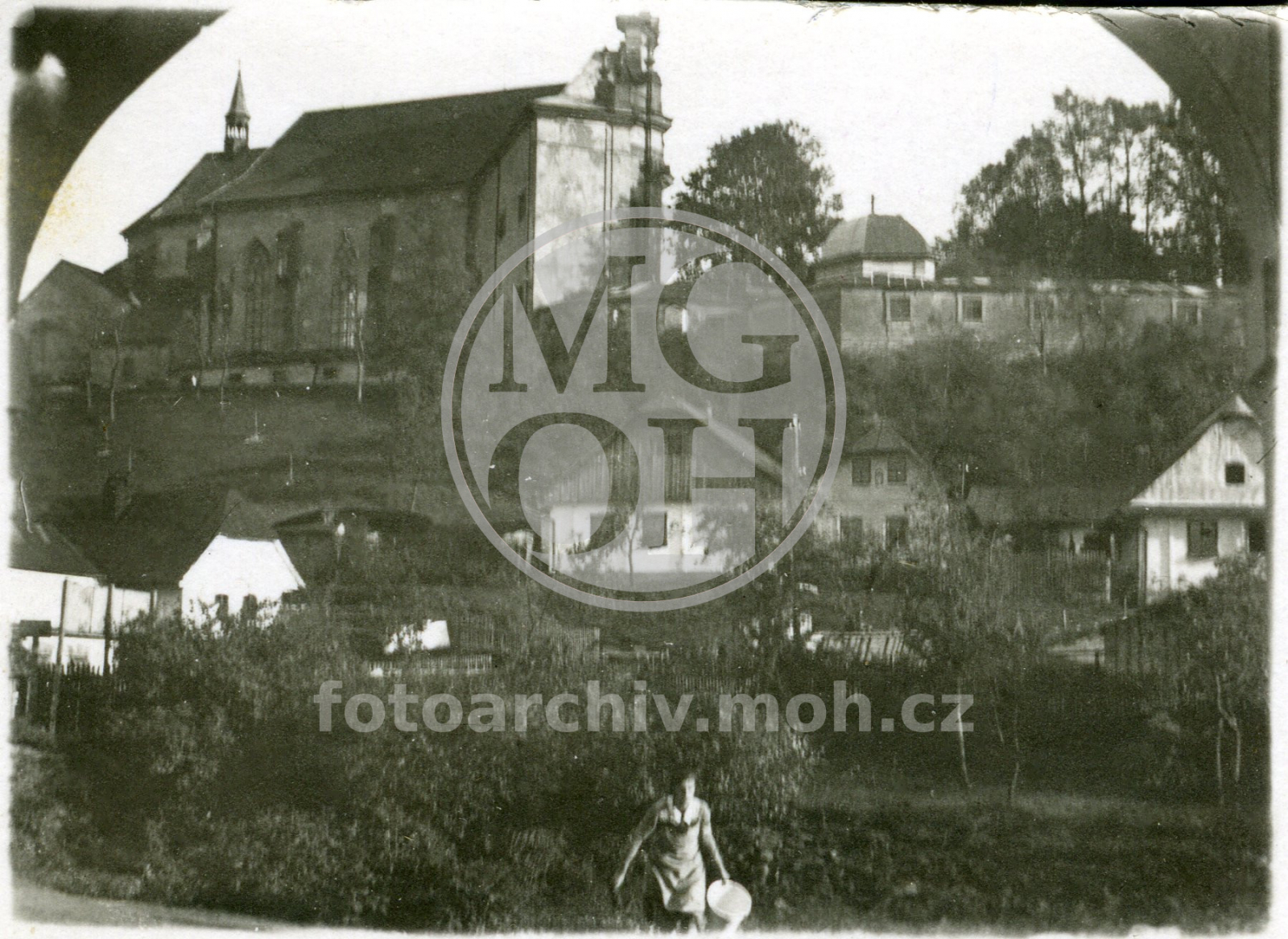 Fotografie - Domky pod Trojicí, pohled od řeky