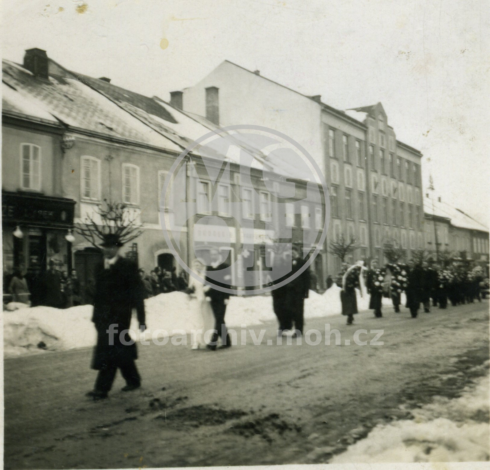 Fotografie - Pohřeb partyzána, snad ze SSSR