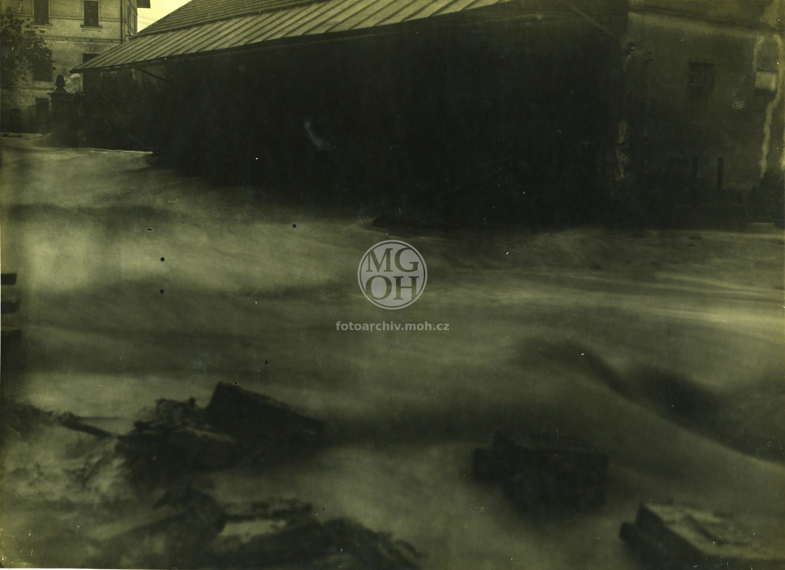 Fotografie - Povodeň na Merklovickém potoku