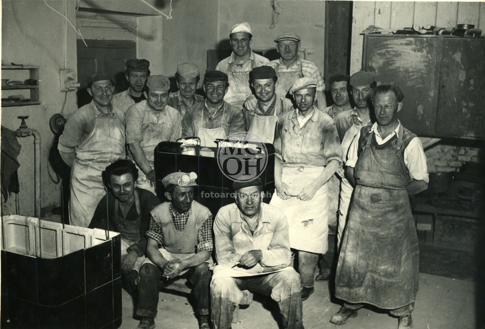 Fotografie - Pracovní kolektiv Polabské cihelny