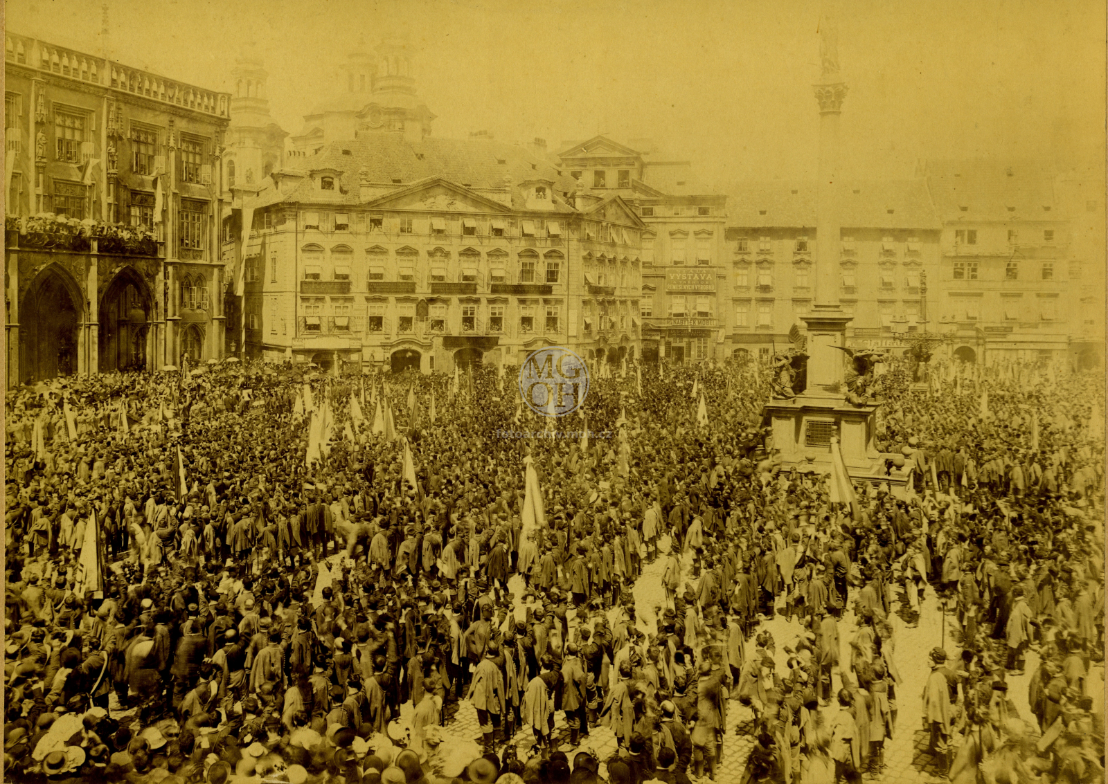 Fotografie - II. slet všesokolský - Staroměstské náměstí
