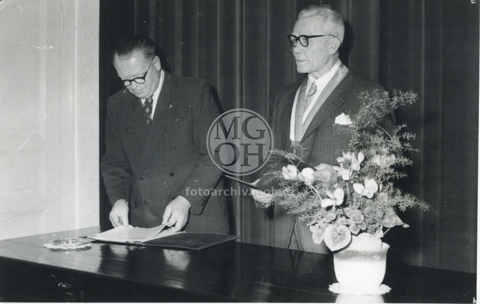 Fotografie - Osoba: Nejedlý Julius, předseda MNV