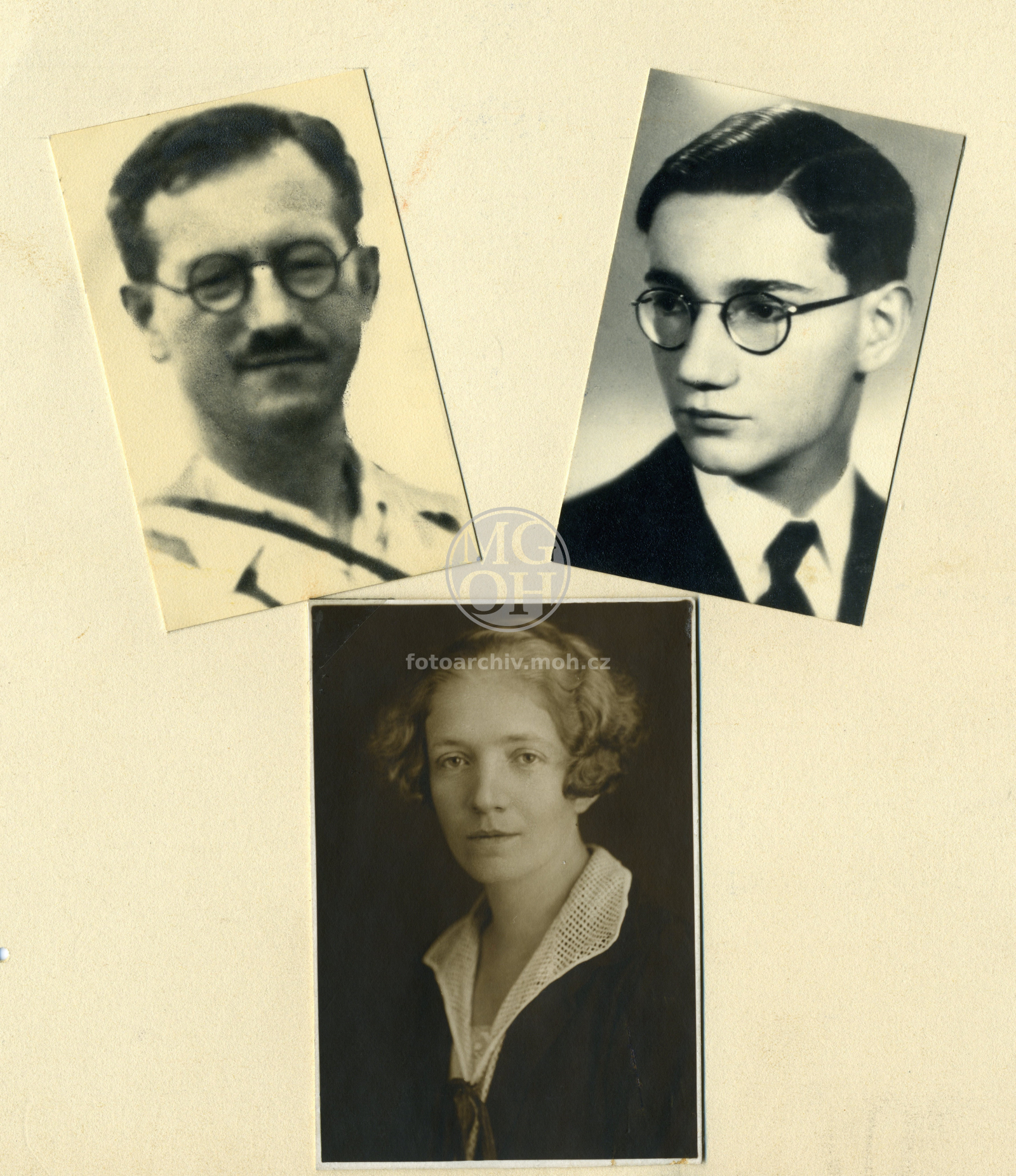 Fotografie - Drašnerovi, popraveni 24.10.1942 v Praze
