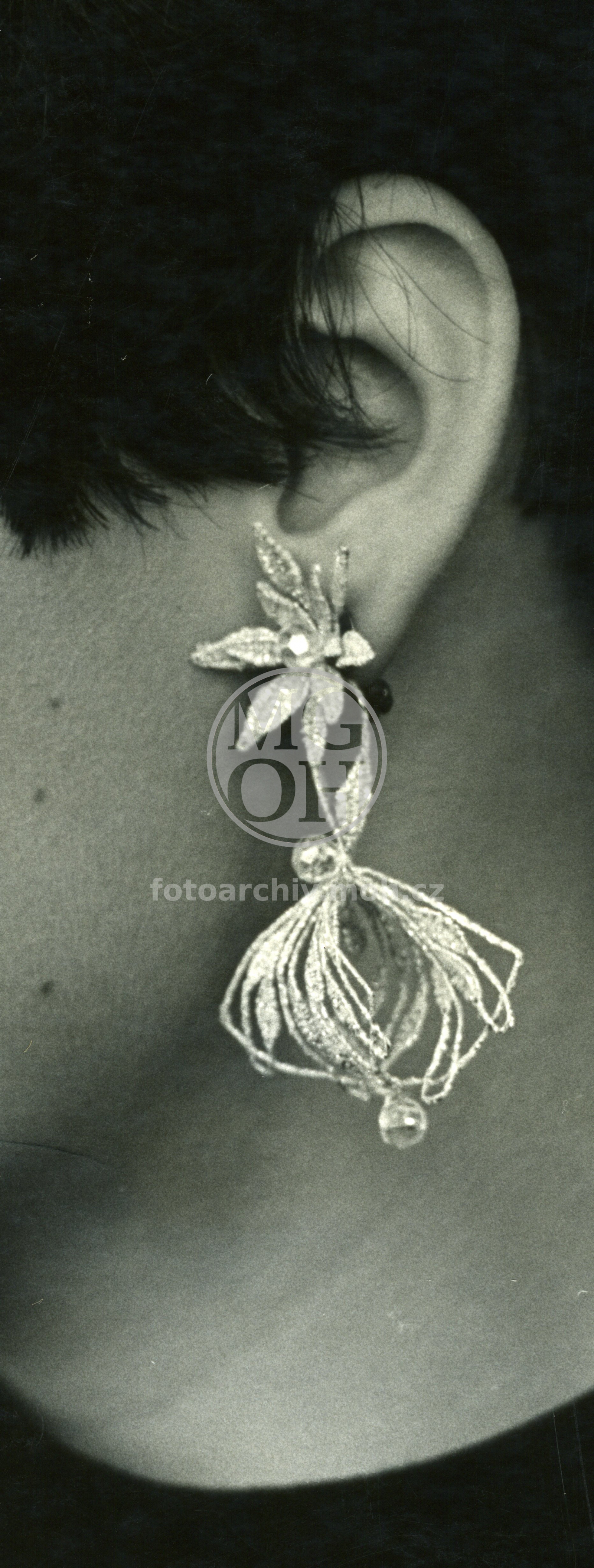 Fotografie - Krajkové náušnice