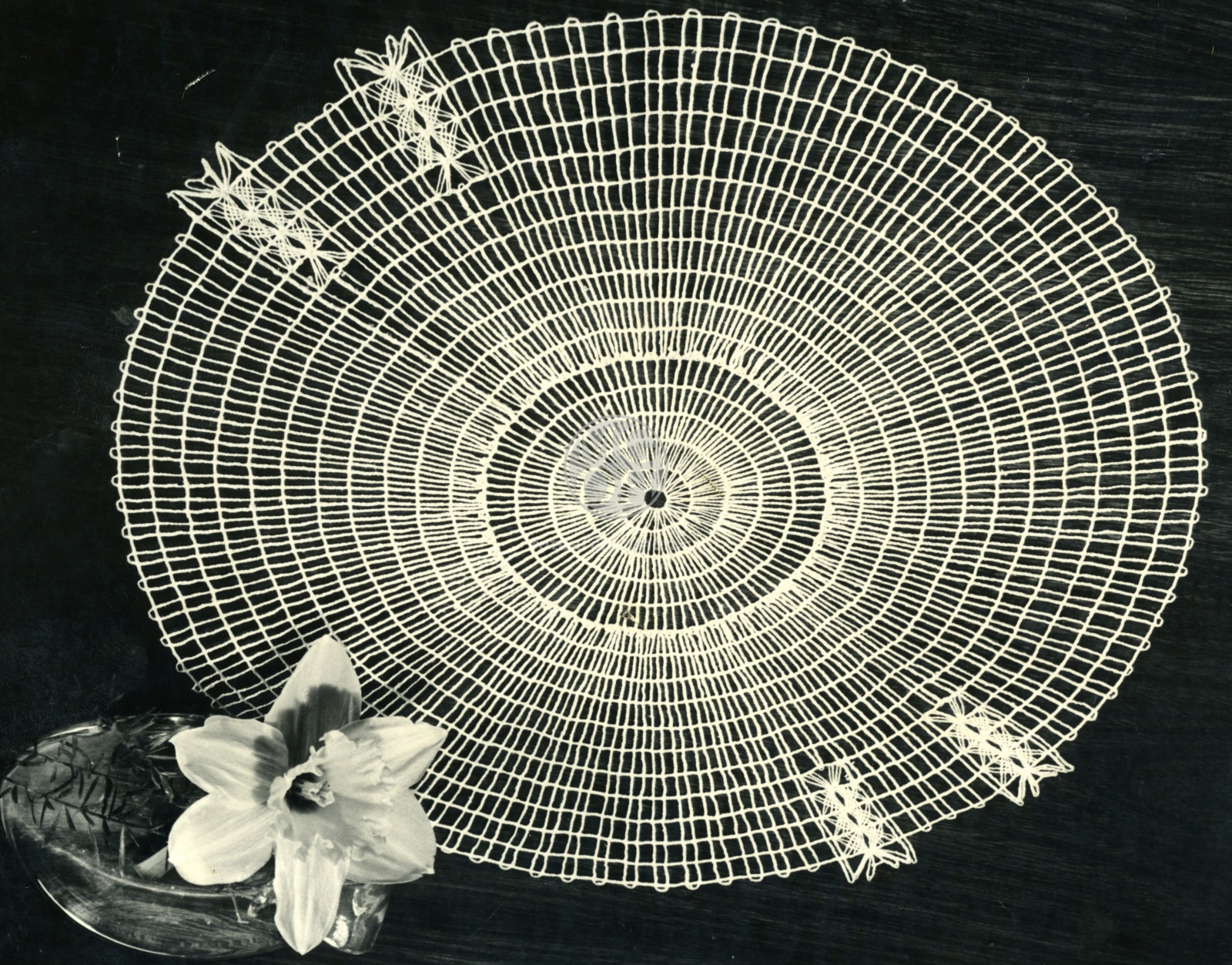 Fotografie - Krajkový kulatý …