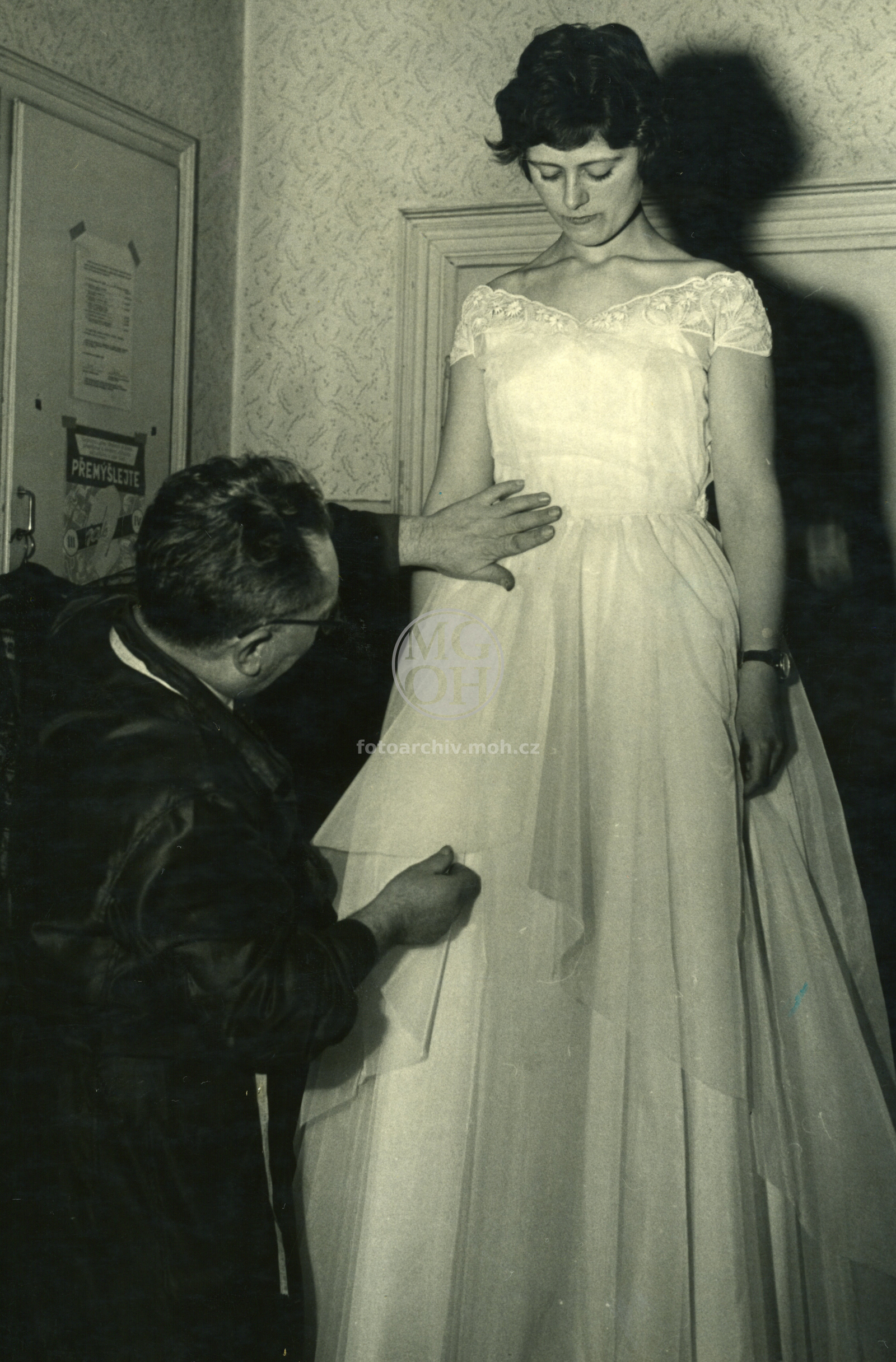 Fotografie - Zkouška svatebního  modelu