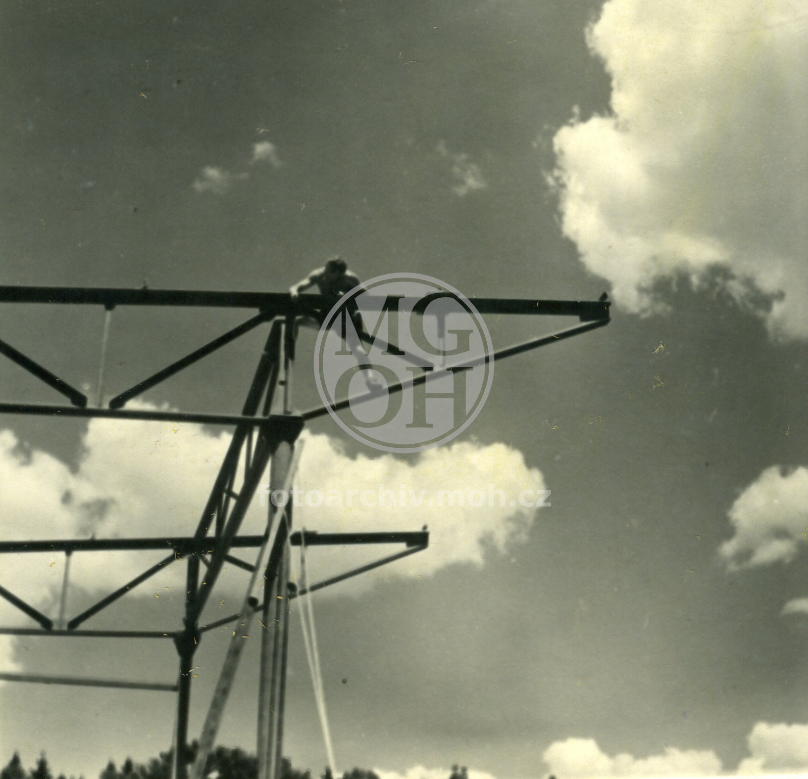 Fotografie - Stavba stadionu