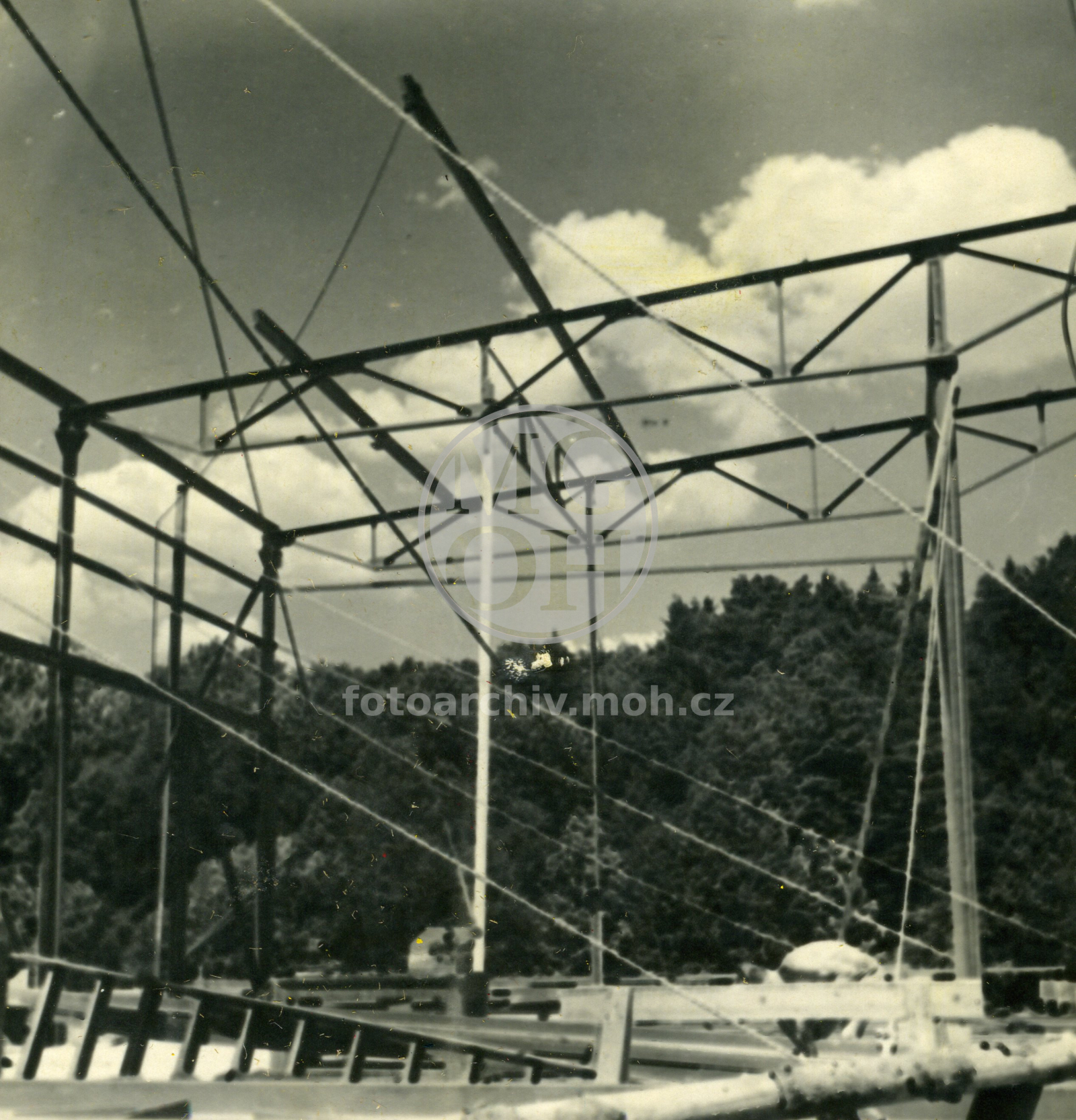 Fotografie - Stavba stadionu