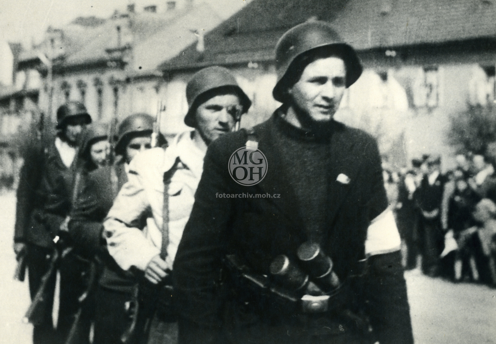 Fotografie - Příjezd Rudé armády