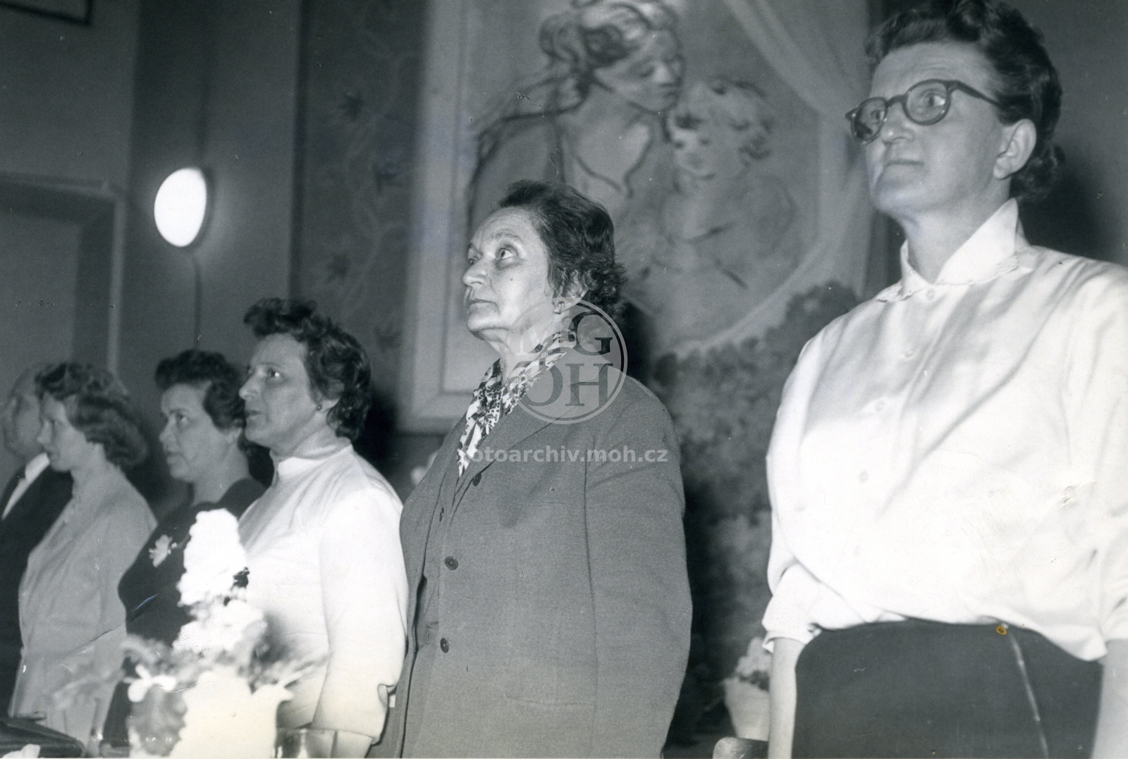 Fotografie - Oslava MDŽ, 50 let MDŽ
Osoba: Fučíková Gusta