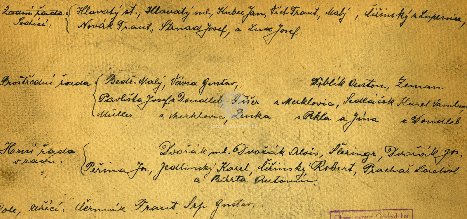 Fotografie - Městská hudba s kapelníkem Malým