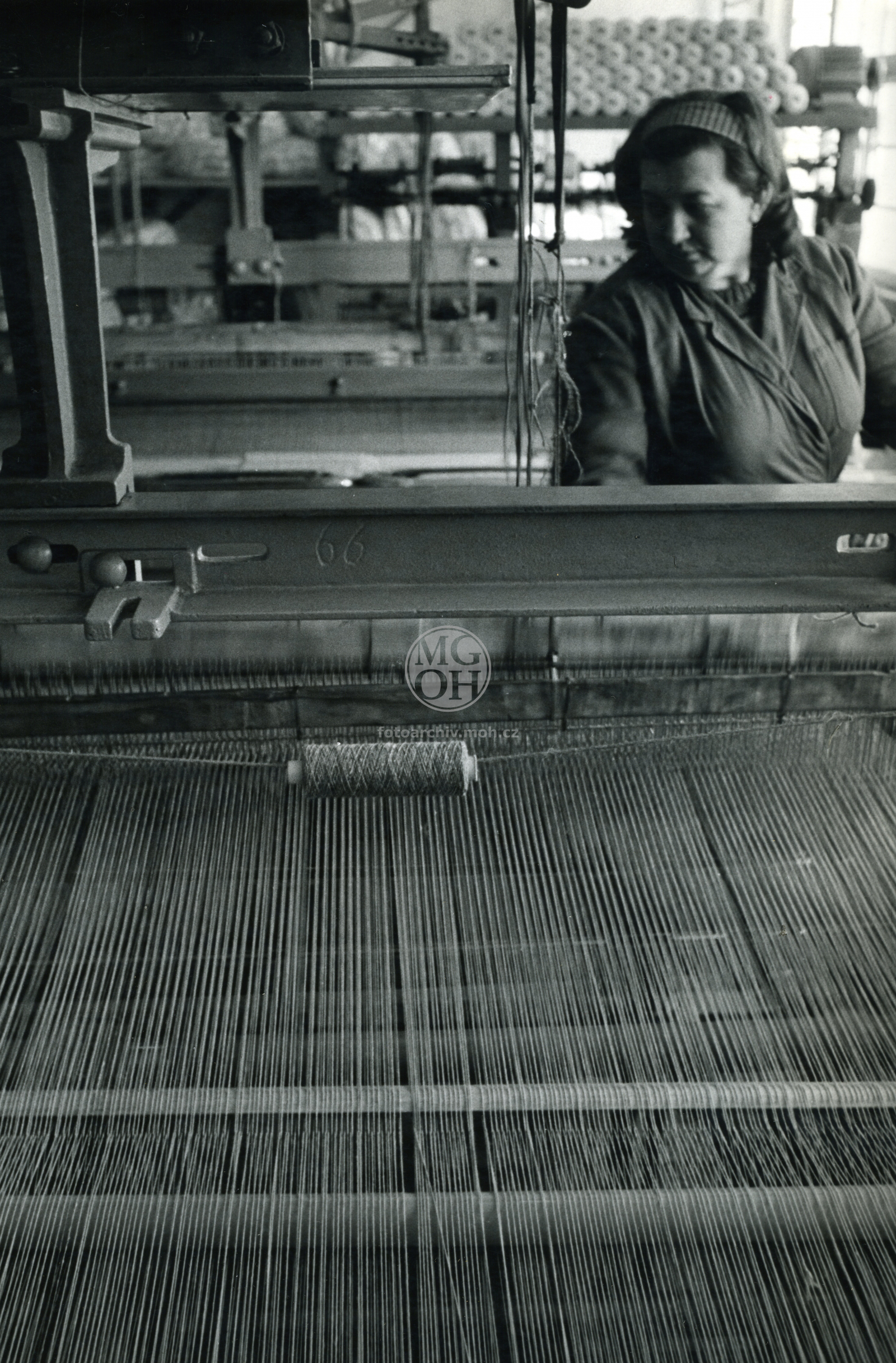 Fotografie - Provoz výroby strojní krajky, VKV